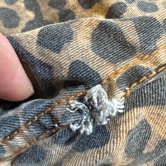 Lioness Top Model Wide Leg Jean Y2K Indie Cheetah Animal Print Statement XS NWT - Picture 7 of 11